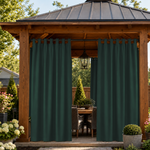 Gazebo Curtains With Velcro Tab Top, Outdoor Gazebo Curtains, Waterproof Velcro Tab Top Gazebo Curtains, 1 Pcs