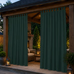 Pavilion Curtains With Velcro Tab Top, Outdoor Pavilion Curtains, Waterproof Velcro Tab Top Pavilion Curtains, 1 Pcs