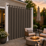 Patio Curtains With Velcro Tab Top, Outdoor Patio Curtains, Waterproof Patio Curtains, 1 Pcs