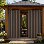 Gazebo Curtains With Grommets Top & Bottom, Waterproof Gazebo Curtains, Grommets Top & Bottom Gazebo Curtains, 1 Pcs