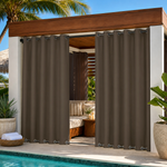 Cabana Curtains With Grommets Top & Bottom, Waterproof Cabana Curtains, Grommets Top & Bottom Cabana Curtains, 1 Pcs