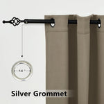 Patio Curtains With Grommets Top & Bottom, Waterproof Patio Curtains, Grommets Top & Bottom Patio Curtains, 1 Pcs