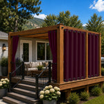 Deck Curtains With Grommets Top & Bottom, Waterproof Deck Curtains, Grommets Top & Bottom Deck Curtains, 1 Pcs