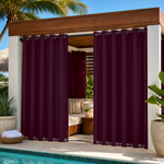 Cabana Curtains With Grommets Top & Bottom, Waterproof Cabana Curtains, Grommets Top & Bottom Cabana Curtains, 1 Pcs