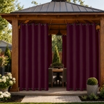 Gazebo Curtains With Grommets Top & Bottom, Waterproof Gazebo Curtains, Grommets Top & Bottom Gazebo Curtains, 1 Pcs