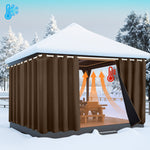 Outdoor Cold Proof Curtains to Reduce Noise Insulation Blackout, Cold Proof Outdoor Curtains