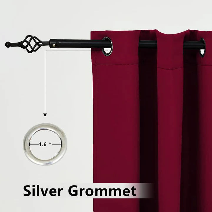 Deck Curtains With Grommets Top, Waterproof Deck Curtains, Grommets Top Deck Curtains, 1 Pcs