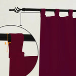 Deck Curtains With Tab Top, Outdoor Deck Curtains, Waterproof Tab Top Deck Curtains, 1 Pcs