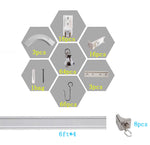 Upgraded White Aluminum Curtain Track, with Curved track, Can be Used as an Extension Track Rod, Ceiling or Wall mount, Indoor or Outdoor