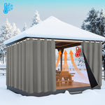 Outdoor Cold Proof Curtains to Reduce Noise Insulation Blackout, Cold Proof Outdoor Curtains