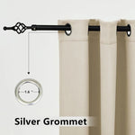 Patio Curtains With Grommets Top & Bottom, Waterproof Patio Curtains, Grommets Top & Bottom Patio Curtains, 1 Pcs