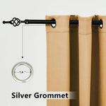 Patio Curtains With Grommets Top & Bottom, Waterproof Patio Curtains, Grommets Top & Bottom Patio Curtains, 1 Pcs