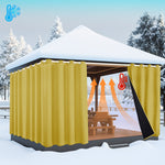 Outdoor Cold Proof Curtains to Reduce Noise Insulation Blackout, Cold Proof Outdoor Curtains