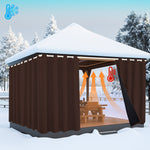 Outdoor Cold Proof Curtains to Reduce Noise Insulation Blackout, Cold Proof Outdoor Curtains