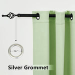 Patio Curtains With Grommets Top & Bottom, Waterproof Patio Curtains, Grommets Top & Bottom Patio Curtains, 1 Pcs