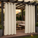 Pergola Curtains With Grommets Top, Waterproof Pergola Curtains, Grommets Top Pergola Curtains, 1 Pcs