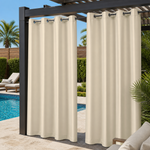 Pool Curtains With Grommets Top, Waterproof Pool Curtains, Grommets Top Pool Curtains, 1 Pcs