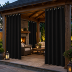 Pavilion Curtains With Grommets Top, Waterproof Pavilion Curtains, Grommets Top Pavilion Curtains, 1 Pcs