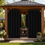 Gazebo Curtains With Grommets Top, Waterproof Gazebo Curtains, Grommets Top Gazebo Curtains, 1 Pcs