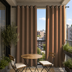 Balcony Curtains With Grommets Top, Waterproof Balcony Curtains, Grommets Top Balcony Curtains, 1 Pcs