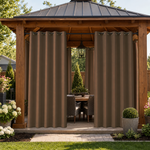 Gazebo Curtains With Grommets Top, Waterproof Gazebo Curtains, Grommets Top Gazebo Curtains, 1 Pcs