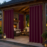 Pavilion Curtains With Grommets Top, Waterproof Pavilion Curtains, Grommets Top Pavilion Curtains, 1 Pcs