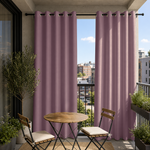 Balcony Curtains With Grommets Top, Waterproof Balcony Curtains, Grommets Top Balcony Curtains, 1 Pcs