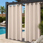 Pool Curtains With Grommets Top, Waterproof Pool Curtains, Grommets Top Pool Curtains, 1 Pcs