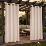 Pergola Curtains With Grommets Top, Waterproof Pergola Curtains, Grommets Top Pergola Curtains, 1 Pcs