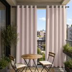 Balcony Curtains With Grommets Top, Waterproof Balcony Curtains, Grommets Top Balcony Curtains, 1 Pcs