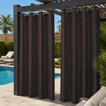 Pool Curtains With Grommets Top, Waterproof Pool Curtains, Grommets Top Pool Curtains, 1 Pcs