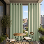 Balcony Curtains With Grommets Top, Waterproof Balcony Curtains, Grommets Top Balcony Curtains, 1 Pcs