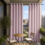 Balcony Curtains With Grommets Top, Waterproof Balcony Curtains, Grommets Top Balcony Curtains, 1 Pcs