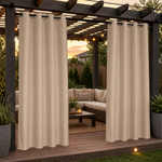 Pergola Curtains With Grommets Top, Waterproof Pergola Curtains, Grommets Top Pergola Curtains, 1 Pcs