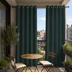 Balcony Curtains With Grommets Top, Waterproof Balcony Curtains, Grommets Top Balcony Curtains, 1 Pcs