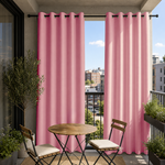 Balcony Curtains With Grommets Top, Waterproof Balcony Curtains, Grommets Top Balcony Curtains, 1 Pcs