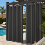 Pool Curtains With Grommets Top, Waterproof Pool Curtains, Grommets Top Pool Curtains, 1 Pcs