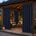 Pavilion Curtains With Grommets Top, Waterproof Pavilion Curtains, Grommets Top Pavilion Curtains, 1 Pcs