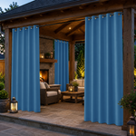 Pavilion Curtains With Grommets Top, Waterproof Pavilion Curtains, Grommets Top Pavilion Curtains, 1 Pcs