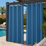 Pool Curtains With Grommets Top, Waterproof Pool Curtains, Grommets Top Pool Curtains, 1 Pcs