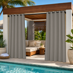 Cabana Curtains With Grommets Top, Waterproof Cabana Curtains, Grommets Top Cabana Curtains, 1 Pcs