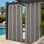 Pool Curtains With Grommets Top, Waterproof Pool Curtains, Grommets Top Pool Curtains, 1 Pcs