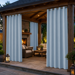 Pavilion Curtains With Grommets Top, Waterproof Pavilion Curtains, Grommets Top Pavilion Curtains, 1 Pcs