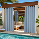 Cabana Curtains With Grommets Top, Waterproof Cabana Curtains, Grommets Top Cabana Curtains, 1 Pcs