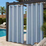 Pool Curtains With Grommets Top, Waterproof Pool Curtains, Grommets Top Pool Curtains, 1 Pcs