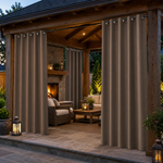 Pavilion Curtains With Grommets Top, Waterproof Pavilion Curtains, Grommets Top Pavilion Curtains, 1 Pcs