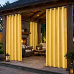 Pavilion Curtains With Grommets Top, Waterproof Pavilion Curtains, Grommets Top Pavilion Curtains, 1 Pcs