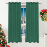 Indoor Grommet Top Curtains, Christmas Curtains, Red or Green Curtains, Indoor Christmas Red Curtains,1 Pcs