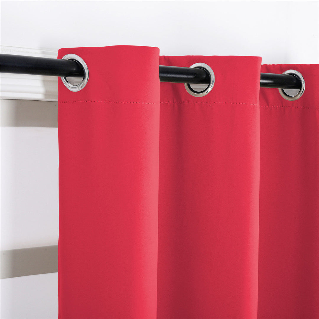 Indoor Grommet Top Curtains, Christmas Curtains, Red or Green Curtains, Indoor Christmas Red Curtains,1 Pcs