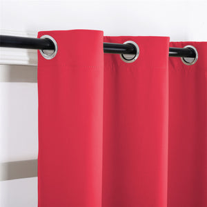 Indoor Grommet Top Curtains, Christmas Curtains, Red or Green Curtains, Indoor Christmas Red Curtains,1 Pcs